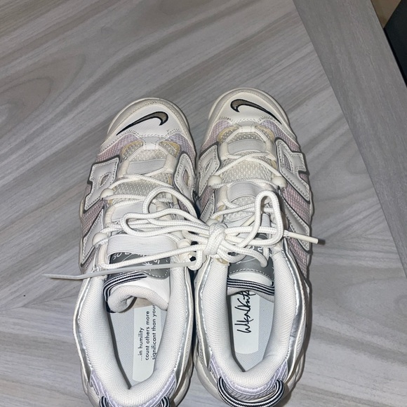 Nike Air More Uptempo White Sneakers - Picture 7 of 7